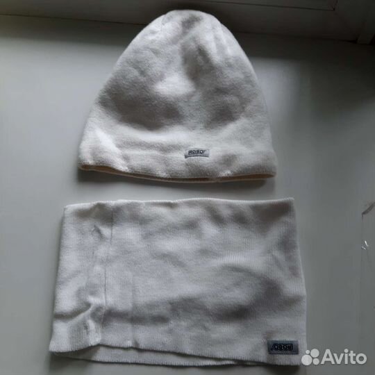 Комплект шапка и снуд для девочки