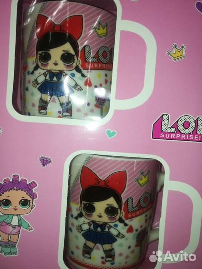 Подарочный набор лол, две чайные пары