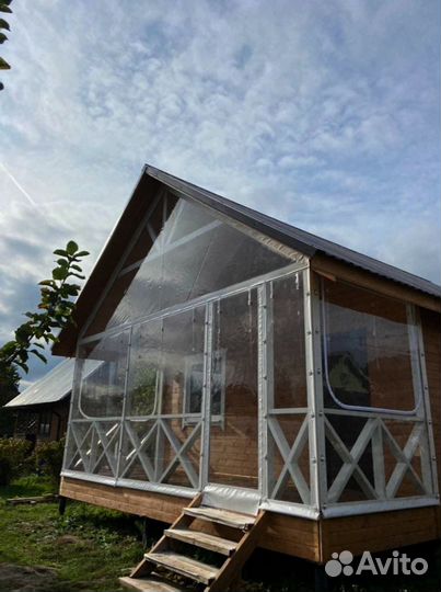 Мягкие окна для веранды / не желтеют