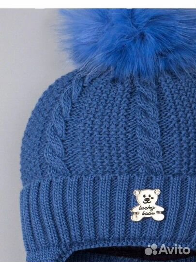 Шапка 35-38 см (1-3 мес)