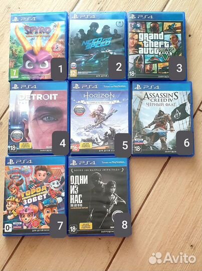 Игры на Sony PS4