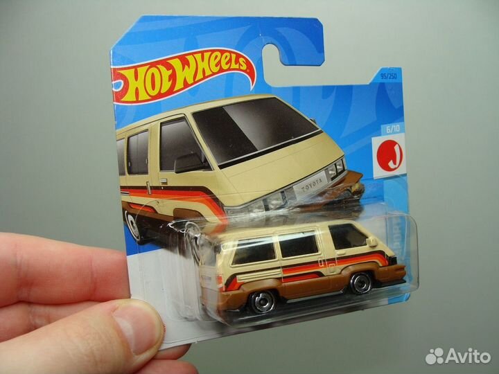 Hot Wheels 1986 Toyota Van HW J-imports 6/10 Корич