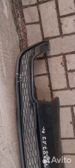 Audi A7 s-line юбка заднего бампера