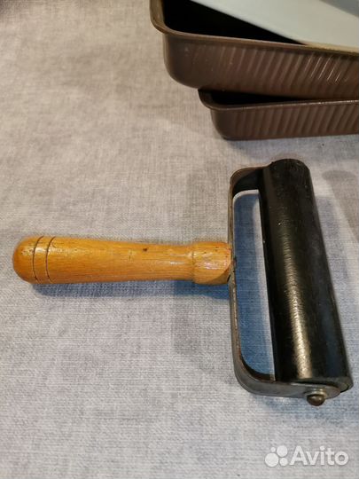 Лотки, валики и пинцет для фото СССР