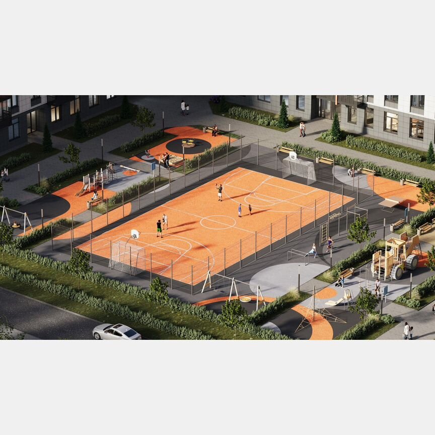 1-к. квартира, 41,4 м², 8/9 эт.