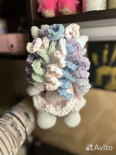 Единорог вязаный на заказ, ручная работа