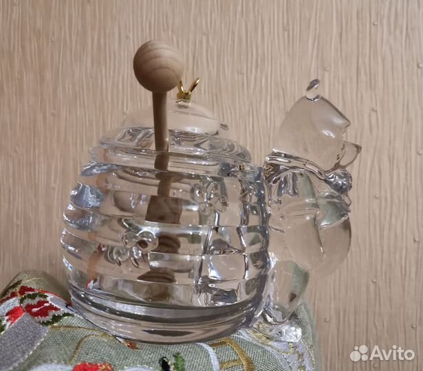 Новая банка для мёда Crystal bohemia