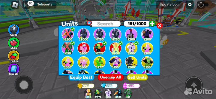 Продаю юниты в toilet tower defense все цены в лс