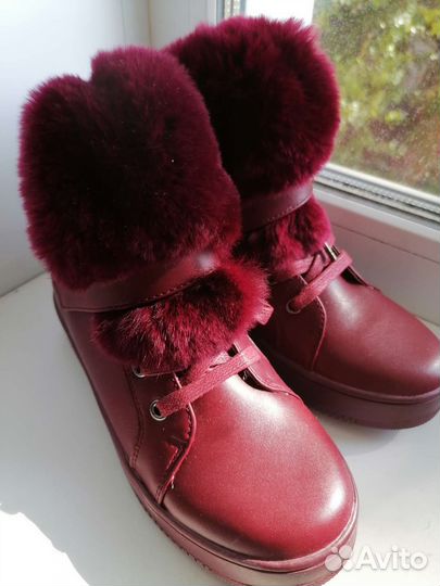 Тёплые ботинки на девочку