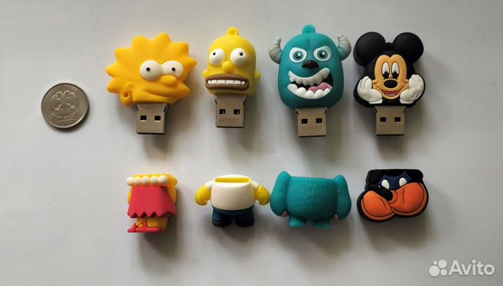 32 gb/ 8gb мультгерои USB флэшка(карта памяти)