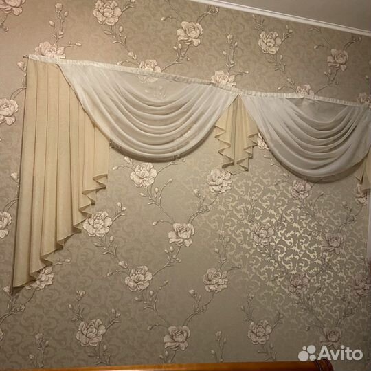 Ламбрекен из вуали Шторы из капрона