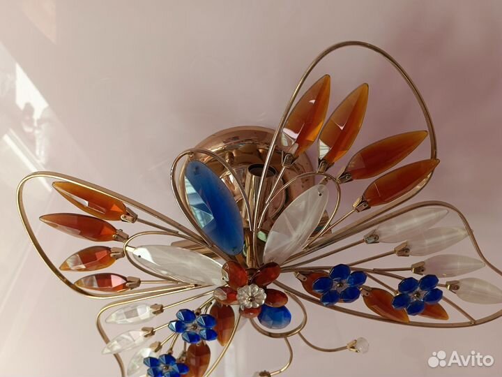 Люстра потолочная бу