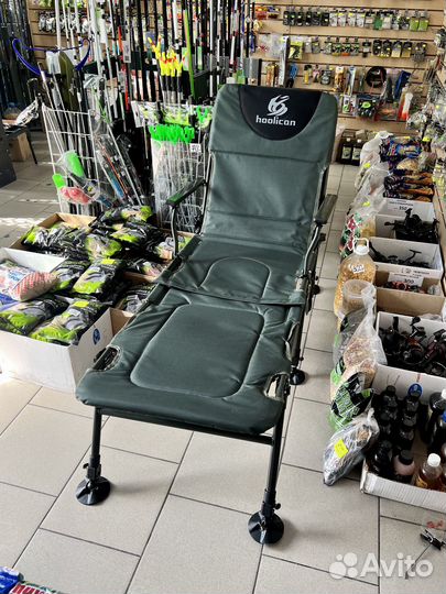 Карповое кресло с подставкой для ног