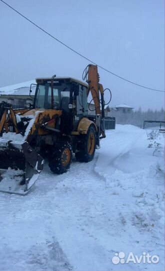 Аренда экскаватора погрузчика услуги трактора