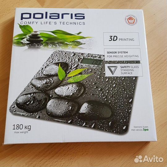 Весы напольные электронные до 180кг Polaris