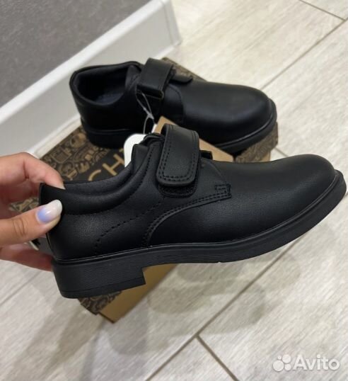 Классические школьные ботинки для мальчика