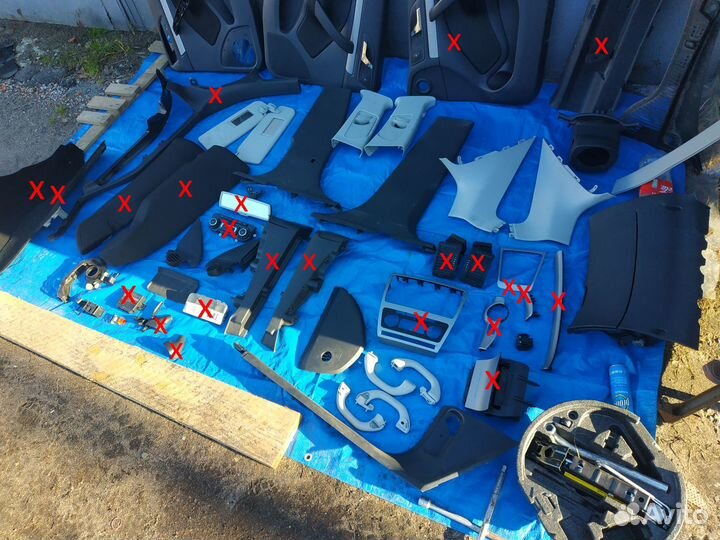 Салон в разборе Skoda Octavia A5 Рестайлинг