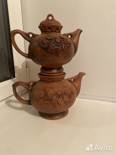 Чайник заварочный глиняный