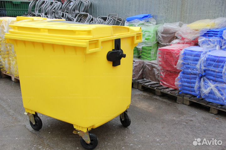 Мусорный Пластиковый Контейнер 1100л C1866