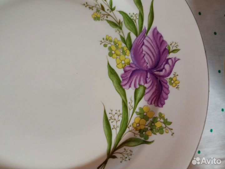 Сервиз столовый. Дулево. Ирисы. 68 г
