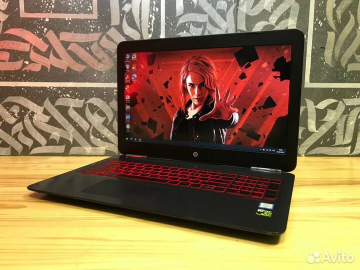 Игровой ноутбук HP Omen GTX/i5/16gb/SSD M2