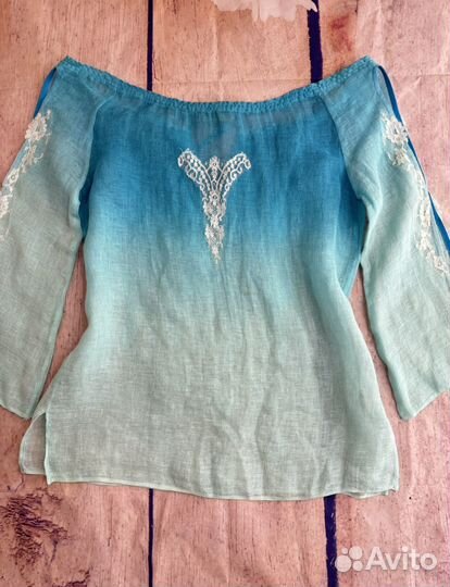 Богемная блуза из Франции Vanita Rosa М