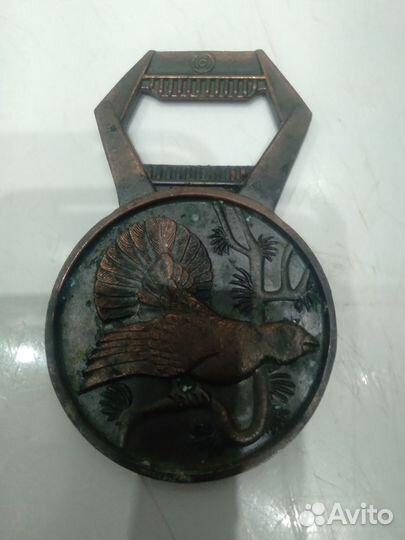 Открывалка медная времен СССР