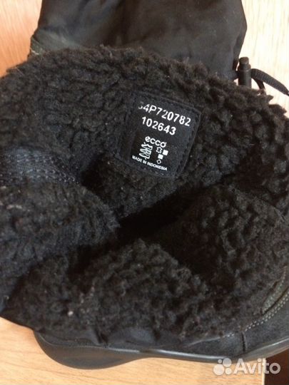 Зимние сапоги Ecco 34р