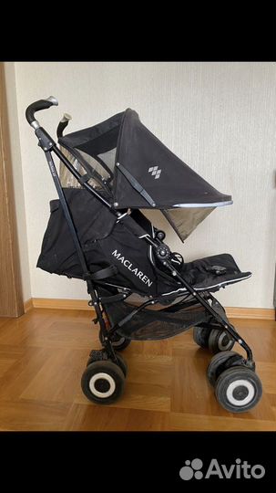 Коляска- трость Maclaren techno xt с дождевиком