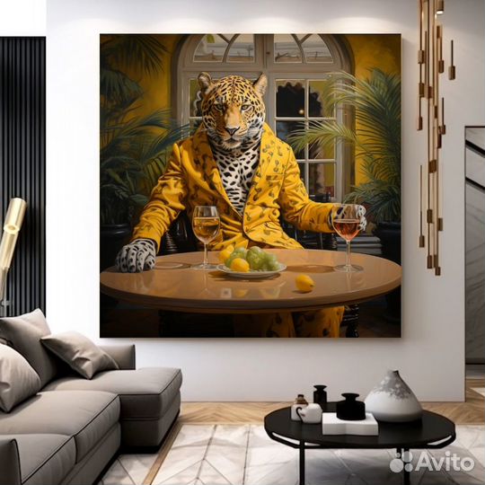 Уникальная картина Леопард для Стильного Интерьера