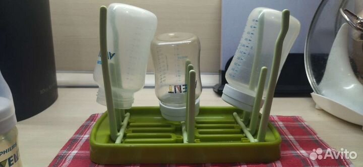 Бутылочки avent и новые пустышки avent