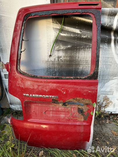 Фольксваген транспортёр т5 задняя дверь с петлями