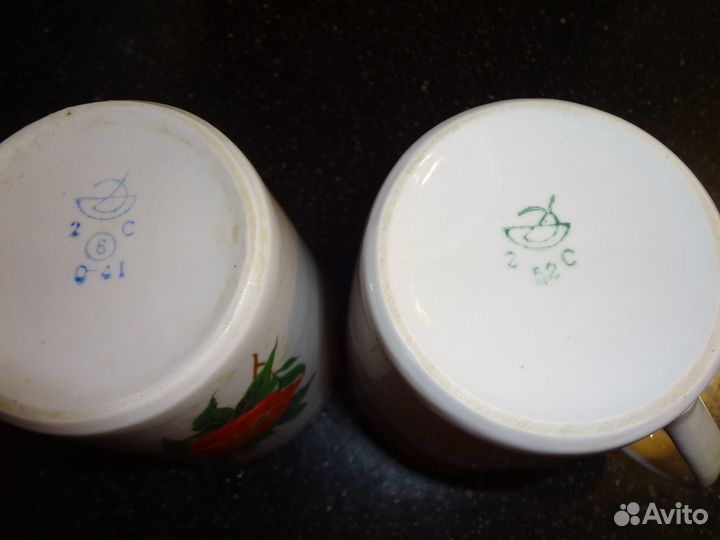 Бокалы фарфоровые Дулево