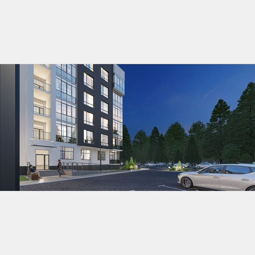 2-к. квартира, 41,6 м², 1/6 эт.