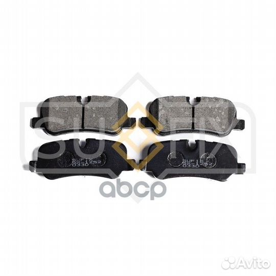 Колодки тормозные дисковые зад прав/лев SX1