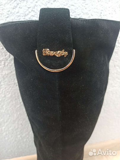 Сапоги женские натуральная замша на осень 39