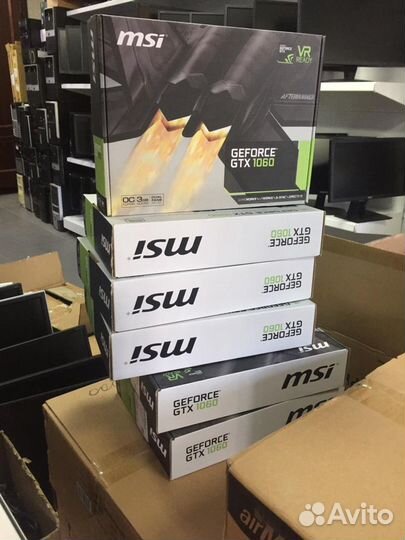 Видеокарты GTX 1050TI 1060 1070