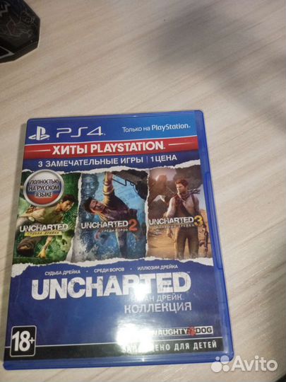 Uncharted коллекция ps4