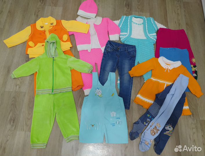 Огромный пакет вещей и обуви на девочку