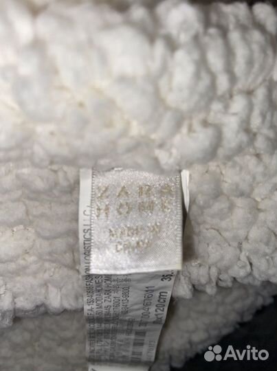 Zara home Плед новый из искусственной овчины