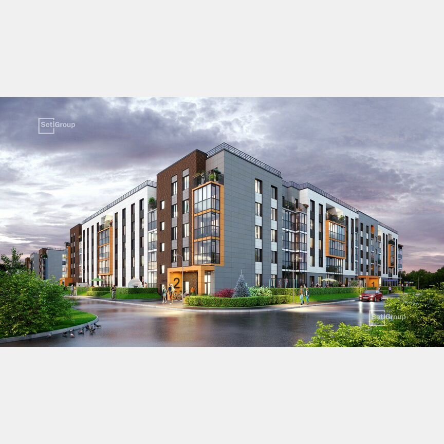 Квартира-студия, 24,7 м², 3/5 эт.