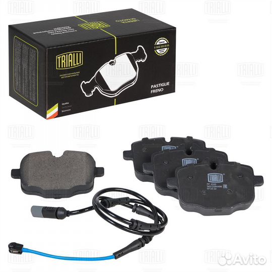 Колодки тормозн BMW 5 G30 16- 7 G11 15- диск зад в