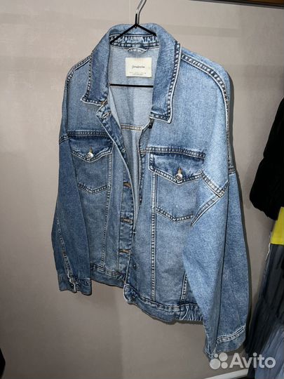 Джинсовый пиджак Stradivarius