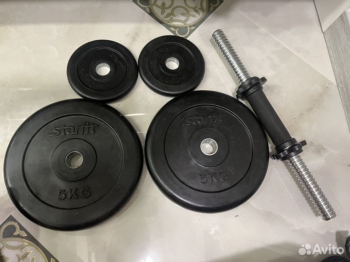Гантели разборные 12кг starfit