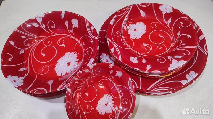 Набор посуды, набор тарелок, 21 предмет