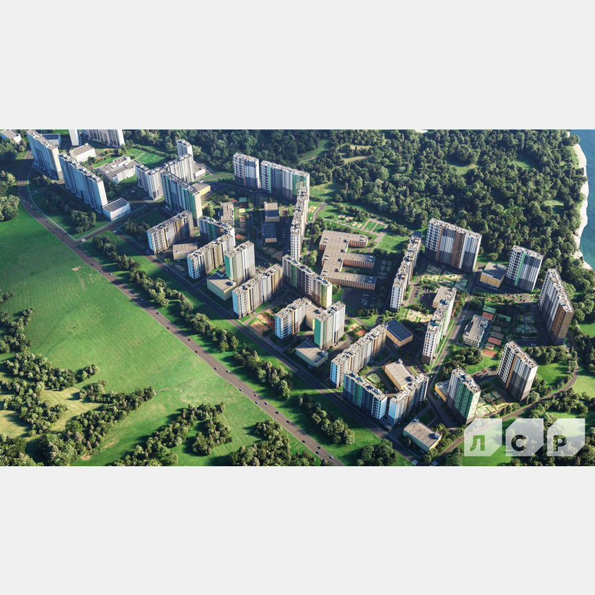 2-к. квартира, 54,1 м², 5/21 эт.
