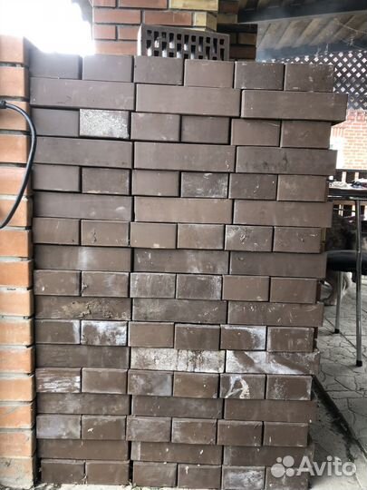 Кирпич облицовочный остатки