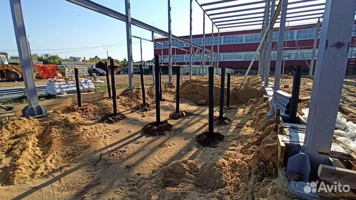 Винтовые сваи / Фундамент под ключ