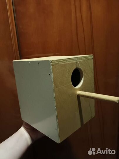 Гнездовой домик для волнистых попугаев