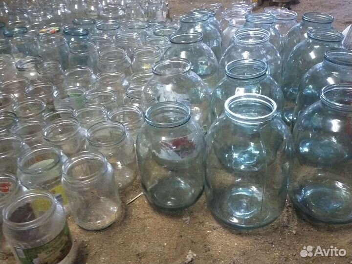 Продам стеклянные банки от 200 г до 3 л